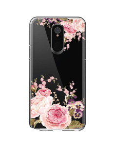 Funda Transparente Floral Rosa para LG Stylo 5/5X/5V - TPU 2