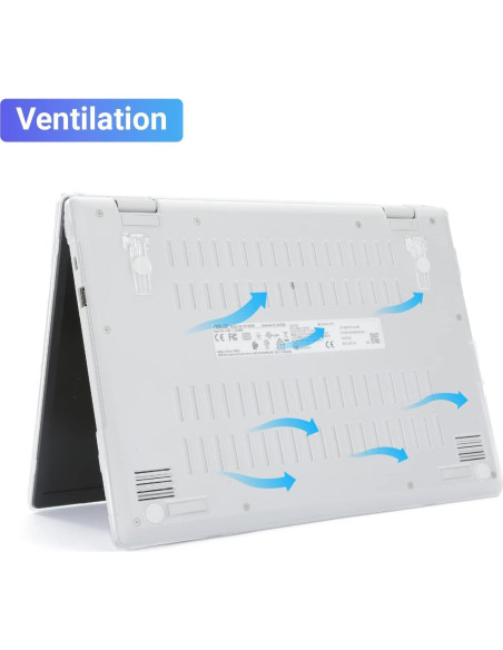 Funda mCover para ASUS Chromebook CX1 14" Púrpura