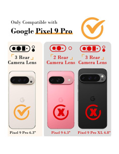 Funda TPU Floral para Google Pixel 9 Pro - Protección Completa 2