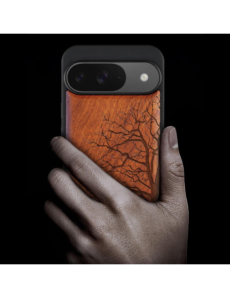 Funda de Madera Carveit para Google Pixel 9 - TPU y Grabado Laser Funda de Madera Carveit para Google Pixel 9 - TPU y Grabado Laser