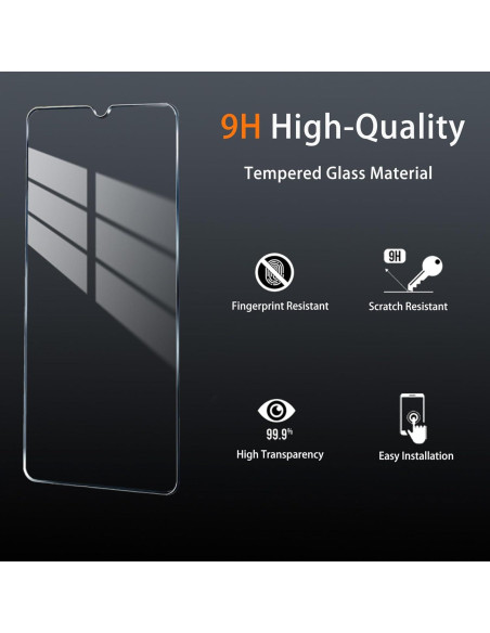 Funda protectora TCL 50 XE 5G con vidrio templado púrpura Funda protectora TCL 50 XE 5G con vidrio templado púrpura