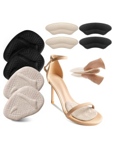 Almohadillas Metatarsales Riootlnm para Zapatos - Beige y Negro