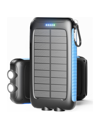 Cargador Solar Portátil Nuynix 20000mAh Impermeable IP67