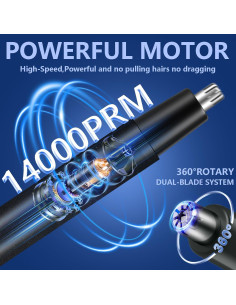 Recortador de Vello Nasal y Auricular DUST2OASIS 7-en-1 2