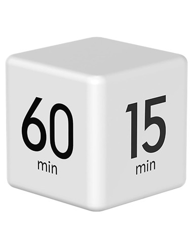 Temporizador Cubo MOBXPAR Blanco 15-20-30-60 Minutos