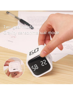 Temporizador Pomodoro Digital Teknoluzor Cubo Recargable 500mAh 2