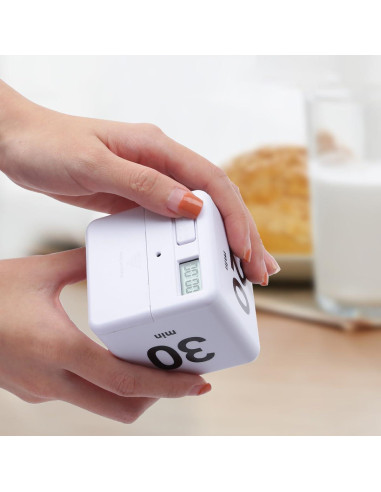 Temporizador Cubo MOBXPAR Blanco 15-20-30-60 Minutos