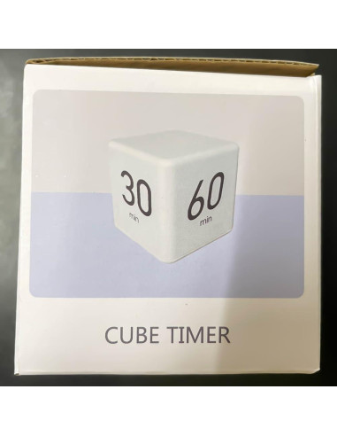 Temporizador Cubo MOBXPAR Blanco 15-20-30-60 Minutos