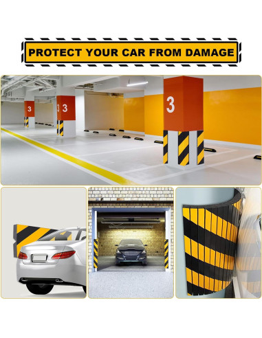 Protector de Pared de Garaje DGSL 2 Piezas Esquinas Espuma