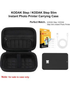 Funda de Transporte Elonbo para Impresora Kodak Step - Negra 2