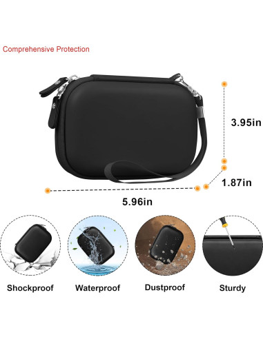 Funda de Transporte Elonbo para Impresora Kodak Step - Negra