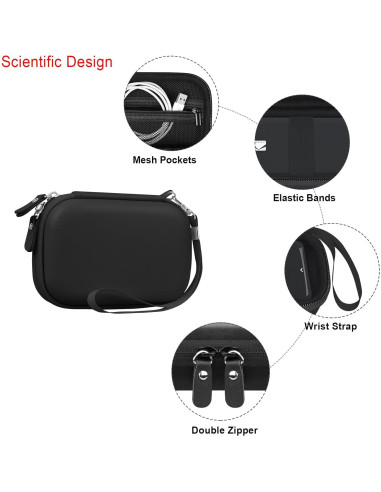 Funda de Transporte Elonbo para Impresora Kodak Step - Negra