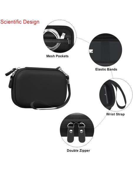 Funda de Transporte Elonbo para Impresora Kodak Step - Negra