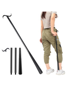 Bastón de Vestir Ajustable con Cuchara para Zapatos JJDPARTS 83 cm