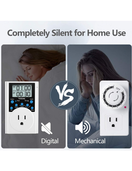 Temporizador Digital TOGOAL T319 con 3 Programas Diarios 1800W Temporizador Digital TOGOAL T319 con 3 Programas Diarios 1800W