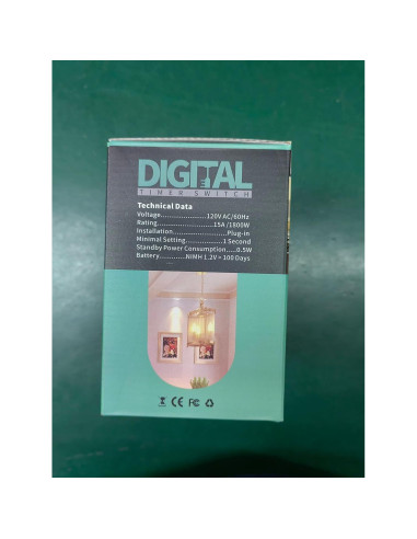 Temporizador Digital TOGOAL T319 con 3 Programas Diarios 1800W