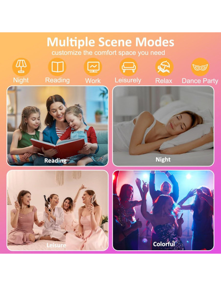 Downlight LED empotrado inteligente inShareplus 5W RGB 6 unidades