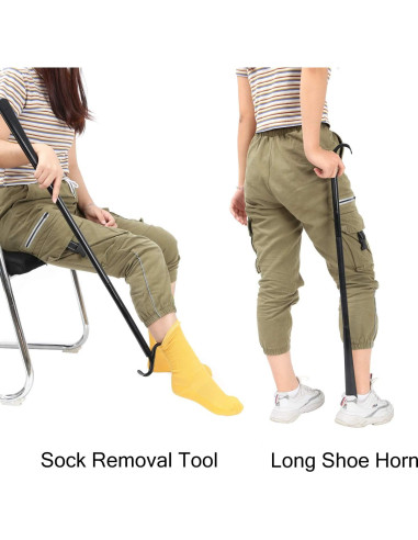 Bastón de Vestir Ajustable con Cuchara para Zapatos JJDPARTS 83 cm