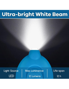 Linterna LED de Llavero Uaimvie 7 Pcs Ultra Brillante 2