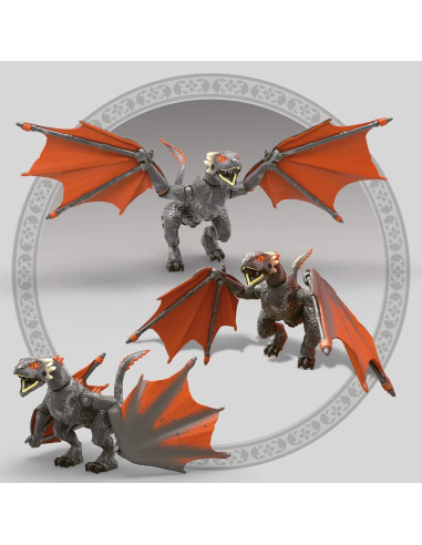 Set de Construcción Mega Construx Juego de Tronos Drogon 30 Piezas