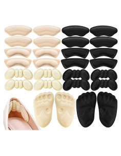 14 Pares Almohadillas para Talones Tielwebelere Autoadhesivas