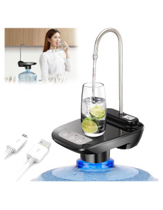 Dispensador de Agua Eléctrico YIK TUNG 3.8-18.9L USB Recargable