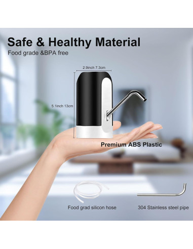 Dispensador de Agua Eléctrico Wodgreat 5 Galones USB Portátil