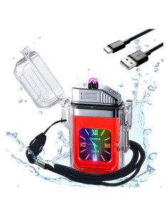 Encendedor Eléctrico SKRFIRE Recargable USB Doble Arco IP56