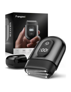 Afeitadora Eléctrica Fangaci FK-707 con Pantalla LED y 3 Cuchillas