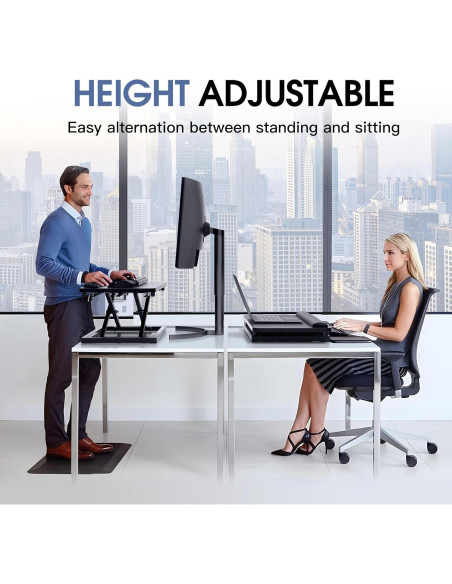 Soporte de Teclado y Ratón Ergonómico RQUOIRE Ajustable 5 Niveles