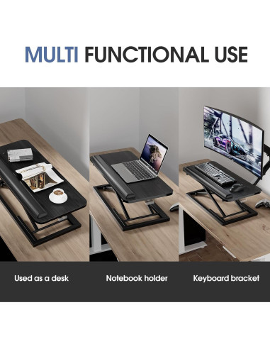 Soporte de Teclado y Ratón Ergonómico RQUOIRE Ajustable 5 Niveles