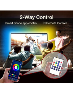 Luces LED para TV DAYBETTER 3m RGB con control APP y remoto 2