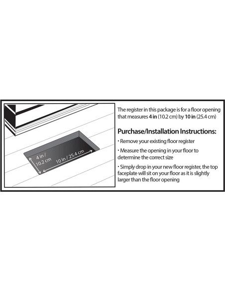 Rejilla de Piso Decor Grates FS410-WH 10x25 cm Blanco