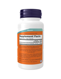 Picolinato de Zinc Now Foods 50mg 120 cápsulas x2 2