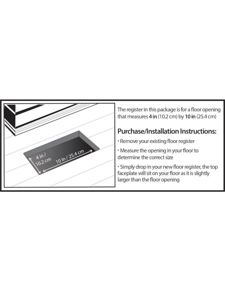 Rejilla de Piso Decor Grates FS410-WH 10x25 cm Blanco