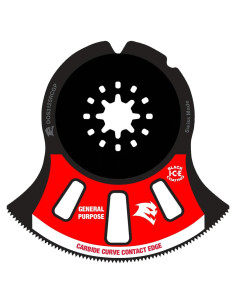 Cuchilla oscilante de carburo Diablo 3-1/8" Starlock para cortes generales