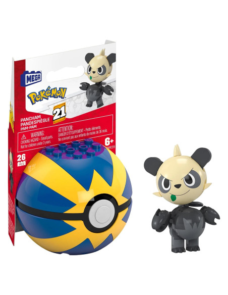Kit de Construcción MEGA Pokémon Pancham - 26 Piezas para Niños