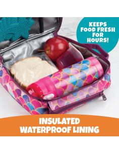 Bolsa Térmica de Almuerzo Bentology Cola de Sirena - Reutilizable 2