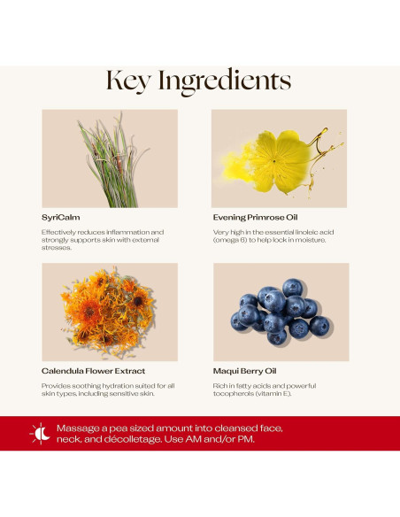 Crema Hidratante Trilogy SyriCalm con Ácido Hialurónico 59 ml