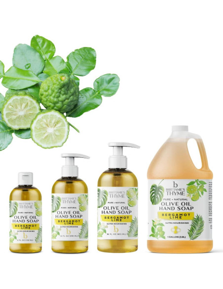 Jabón Líquido Multiusos Brittanie 3.78 L - Aceite de Oliva y Esenciales