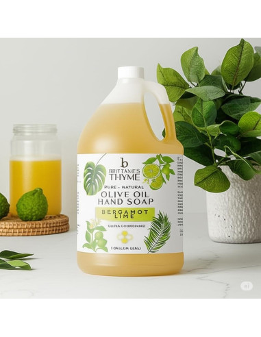 Jabón Líquido Multiusos Brittanie 3.78 L - Aceite de Oliva y Esenciales