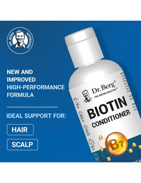 Acondicionador de Biotina Dr. Berg 236 ml - Hidratante y Revitalizante