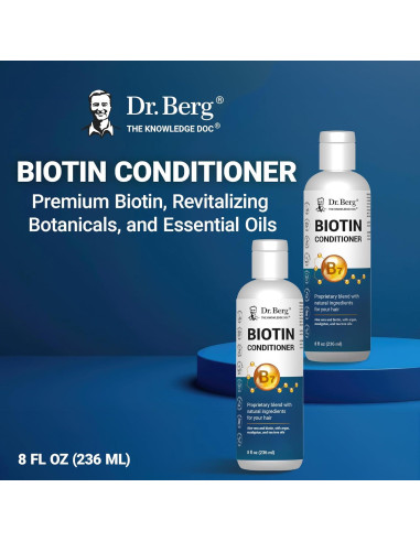 Acondicionador de Biotina Dr. Berg 236 ml - Hidratante y Revitalizante