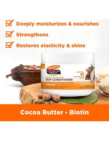 Acondicionador Profundo Palmer's Manteca de Cacao 240g - Nutre y Fortalece