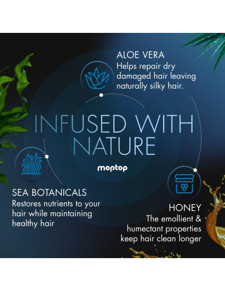 Acondicionador Diario MopTop 946 ml - Hidratante Capilar Sin Sulfatos