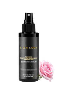 Rociador Hidratante de Agua de Rosa Lion Locs 236.6 ml