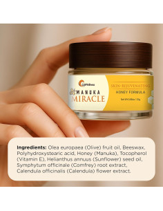 Crema Hidratante de Miel de Manuka UpWellness 104g - Piel Suave 2