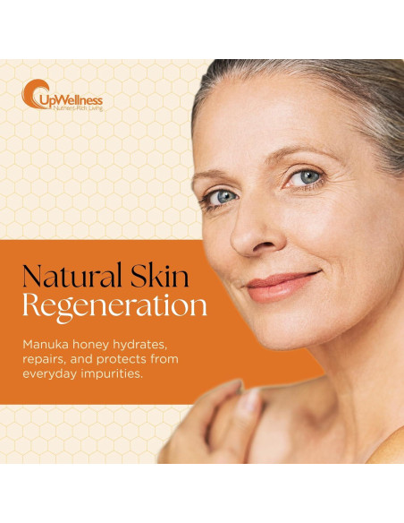 Crema Hidratante de Miel de Manuka UpWellness 104g - Piel Suave