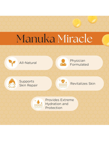 Crema Hidratante de Miel de Manuka UpWellness 104g - Piel Suave