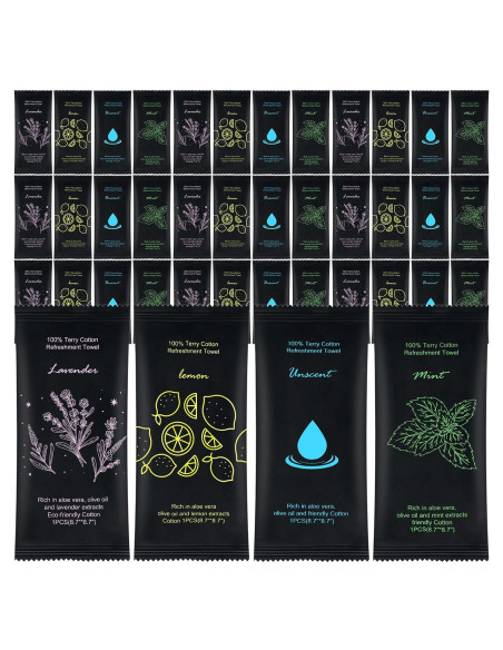 Toallas Húmedas de Algodón Twoworld - 100 Unidades, 22.1 cm